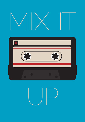 Mix It Up Art Print by Jeremy Harnell Easyart.com #inspiration #words #quote #print #design #art #poster #artprint