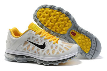 Nike Air Max 2011 Platinum Anthracite Lemon Frost White-Mens #shoes