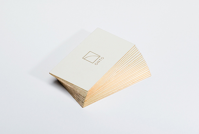 Onto by High Tide #business card #graphic design