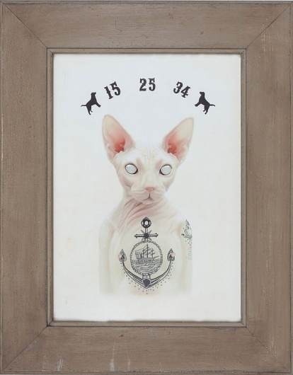 memorial portraits on the Behance Network #family #morbid #retro #cat #portrait