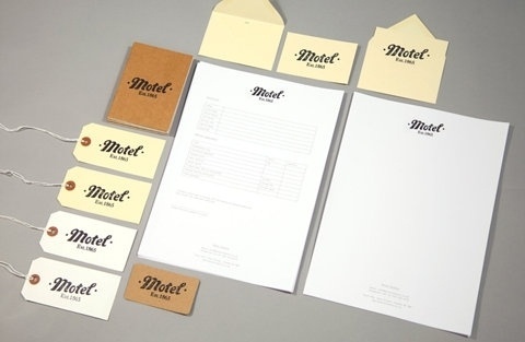 FFFFOUND! #logo #motel #stationary