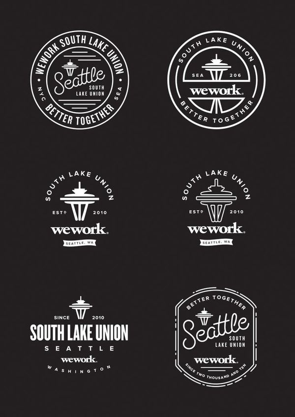 We Work Better Together, South Lake Union, Seattle //#LogoDesign #GraphicDesign #Inspiration