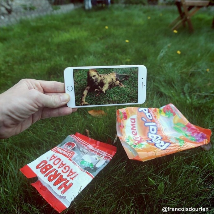 Instagram Art: François Dourlen Juxtaposes Pop Culture Characters Into Real-Life