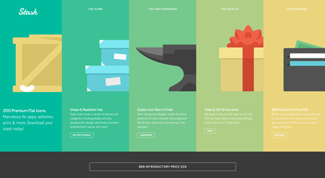 Stash Flat Icons #digital #icons