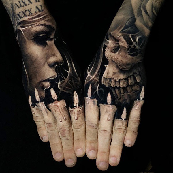 hands matching tattoo
