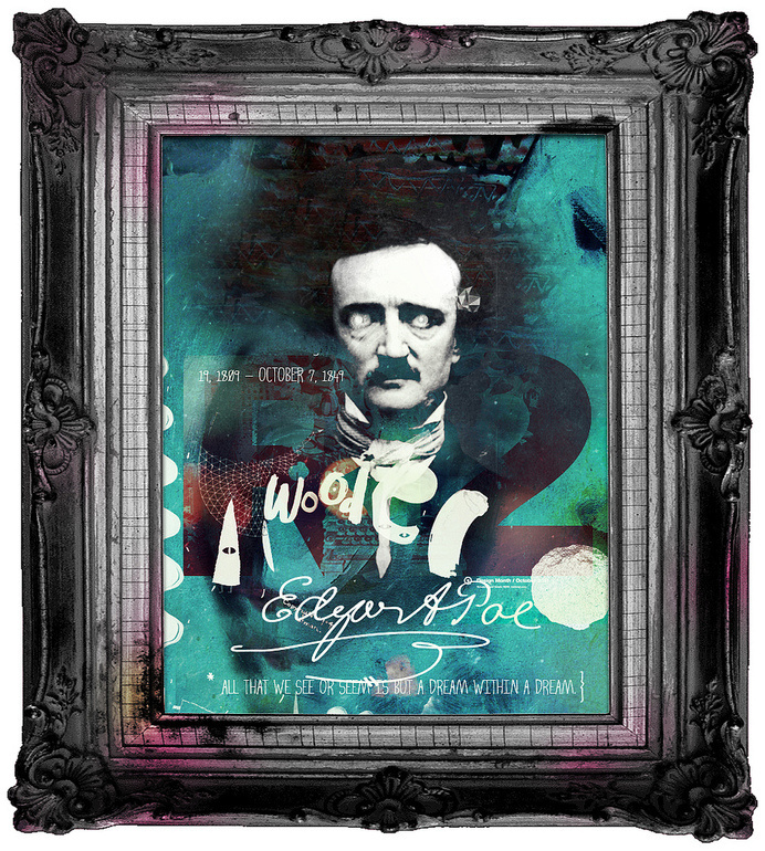 by buentypo: Edgar Allan Poe #edgarallanpoe #buentypo #bto #poster