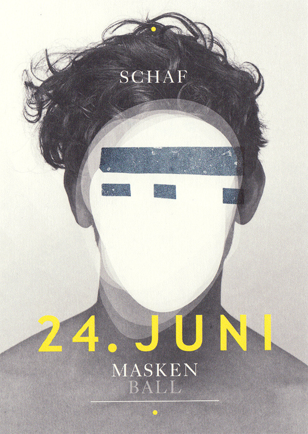 Maskenball #masken #schwenk #ball #schaf #poster #vincent