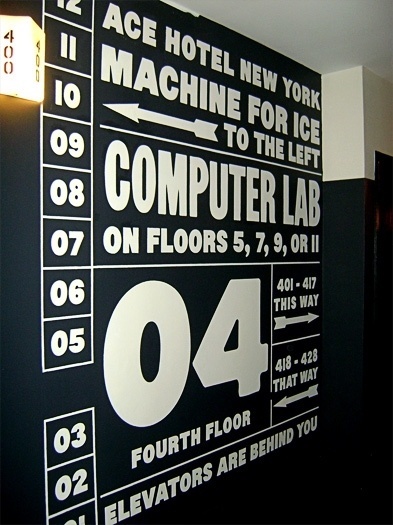 The Official Manufacturing Company / Work / Ace Hotel / Signage #ace #hotel #omfgco #typography