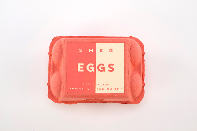 Smeg x Ocado - Luke Dodridge #packaging #design #food #ocado #fridge #smeg #retro #vintage #classic #eggs