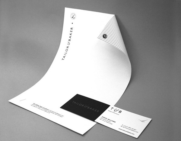 lovely stationery tailor and baker 1 #print #branding #stationery