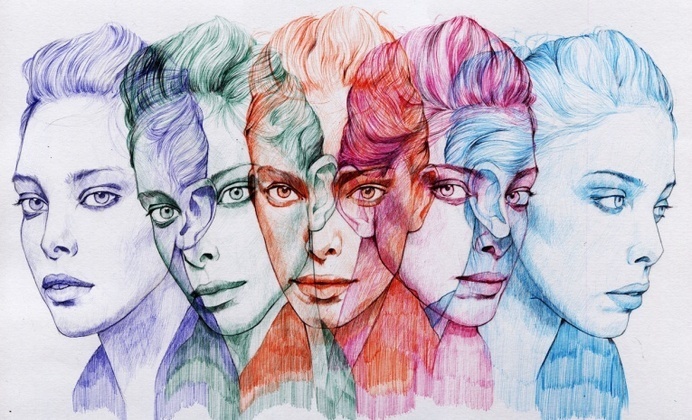 Experimental Ballpoint Pen Art by Ler Huang - JOQUZ #ballpoint #drawing #color