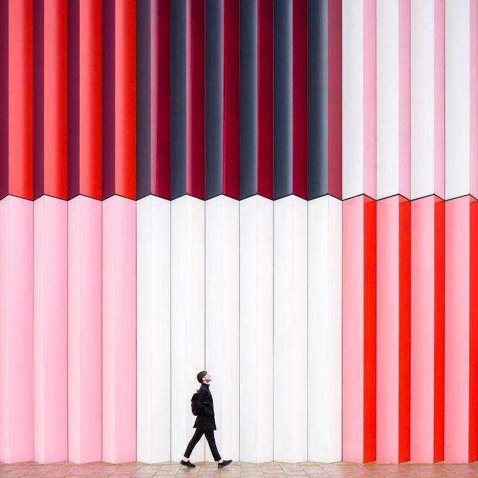 Architectural Self-Portraits by Photography Duo Daniel Rueda and Anna Devís