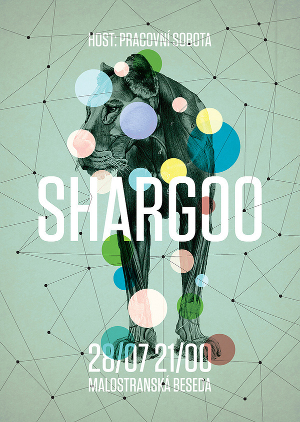 Shargoo, by Pavel Fuksa #inspiration #creative #design #graphic #colorful #poster #teal