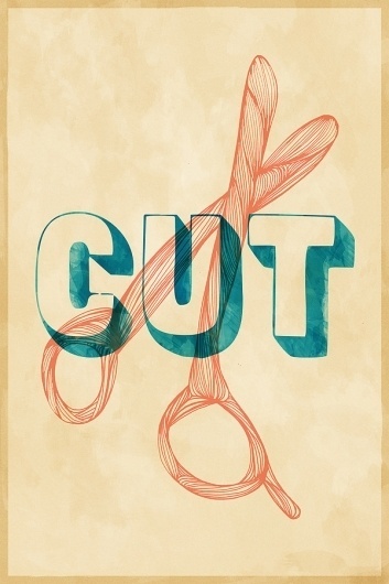 SIT-CUT #cut #illustration #scissor