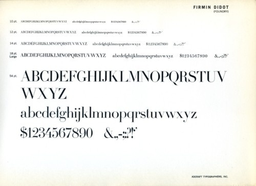 Daily Type Specimen | Firmin Didot was a 1927 release by Ludwig & Mayer. #type #specimen #typography