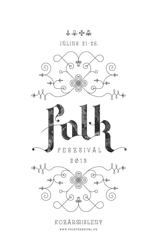 FLK by Reka Imre, via Behance #type #identity