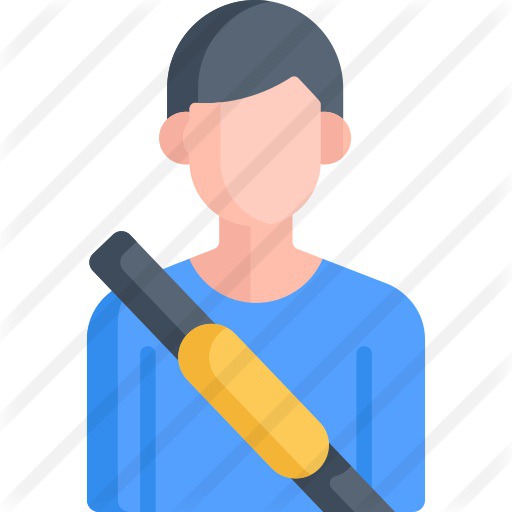 See more icon inspiration related to seat belt, driver, passenger, user, avatar and man on Flaticon.