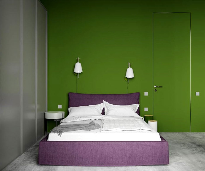 Austrian Loft by Tatyana Bobyleva austrian loft project tatyana bobyleva bedroom #bedroom #upholstered #bed