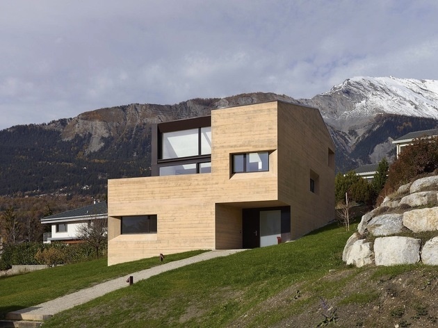 #mountain #house #concrete
