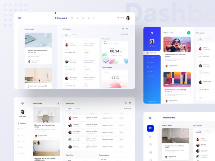 Dashboards collection for schedule and monitoring platform