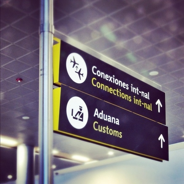 El Dorado International Airport #direction #leitsystem #travel #icons