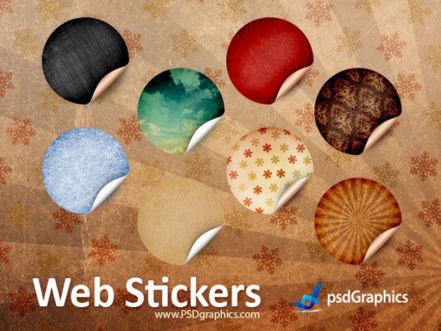 Round retro stickers, psd template Free Psd. See more inspiration related to Template, Retro, Web, Round, Stickers, Psd, Website template, Blank and Horizontal on Freepik.