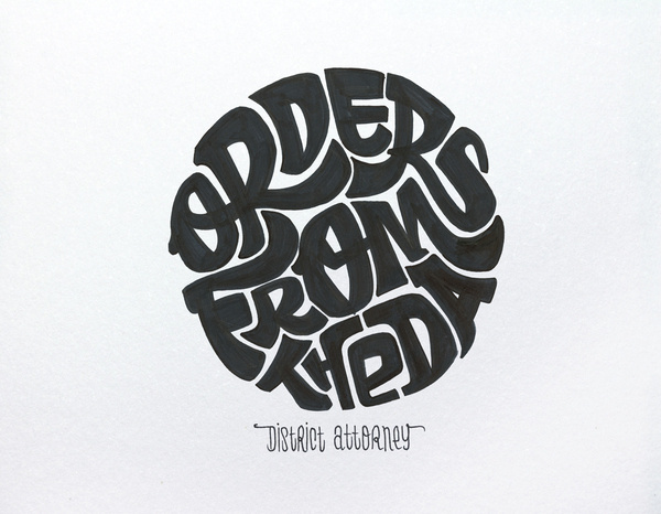 Bob Dylan´s HAND LETTERING EXPERIENCE #drawn #hand #typo #typography