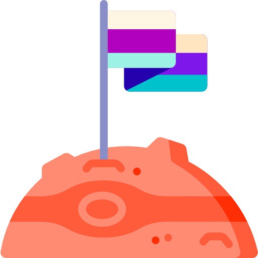 See more icon inspiration related to space, moon, planet, conquer, discovery, exploration, miscellaneous, universe, education, flags, science, flag and nature on Flaticon.