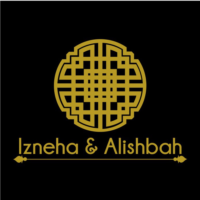 Izneha & Alishbah Clothing Logo design for practice