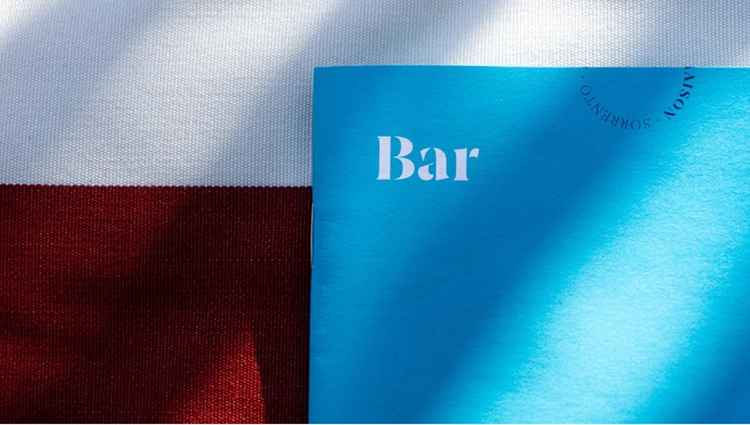 4 menus for La Minervetta - Mindsparkle Mag Marco Calignano designed this beautiful project for La Minervetta Maison, a hotel located in Sorrento, Naples (Italy). The goal was to redesign the brand identity and four different menus. #logo #packaging #identity #branding #design #color #photography #graphic #design #gallery #blog #project #mindsparkle #mag #beautiful #portfolio #designer