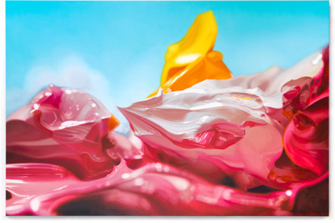 Ben Weiner | PICDIT #pink #color #paint #painting #art #blue #colour