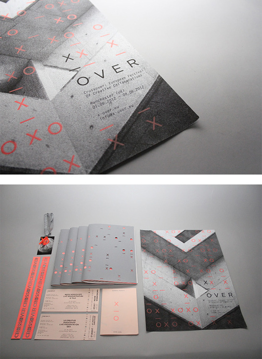 Crossover Festival Branding by Jonathan Finch & Stephanie Oglesby | Inspiration Grid | Design Inspiration #editorial