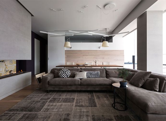 Extra Large Modern Apartment For a Young Family - InteriorZine