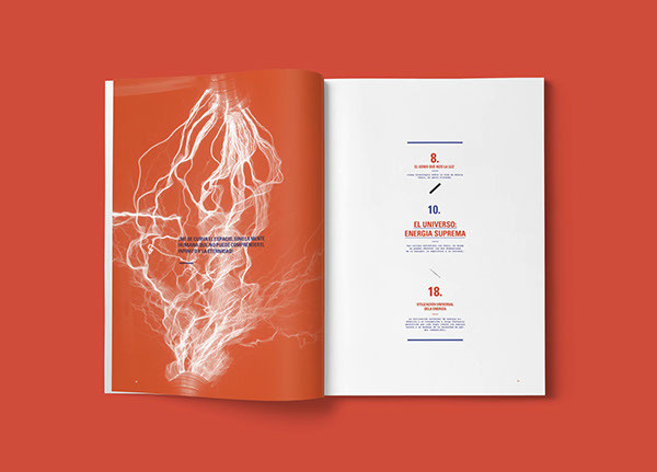 Nikola Tesla / Pressbook. on Behance #tesla #design #graphic #electricity #lightning #art #energy #colour #magazine #typography