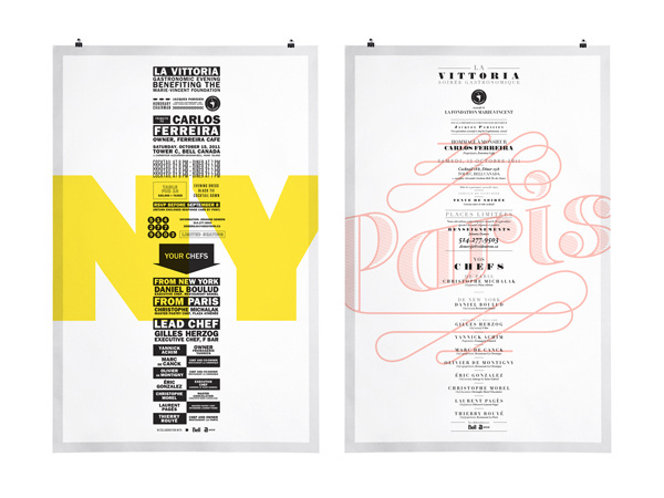 Paris New York 2011 #poster #color #branding