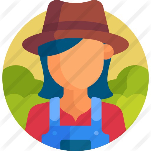 See more icon inspiration related to woman, professions and jobs, farming and gardening, gardener, profession, farmer, occupation, job, user, farm, hat, avatar and profile on Flaticon.