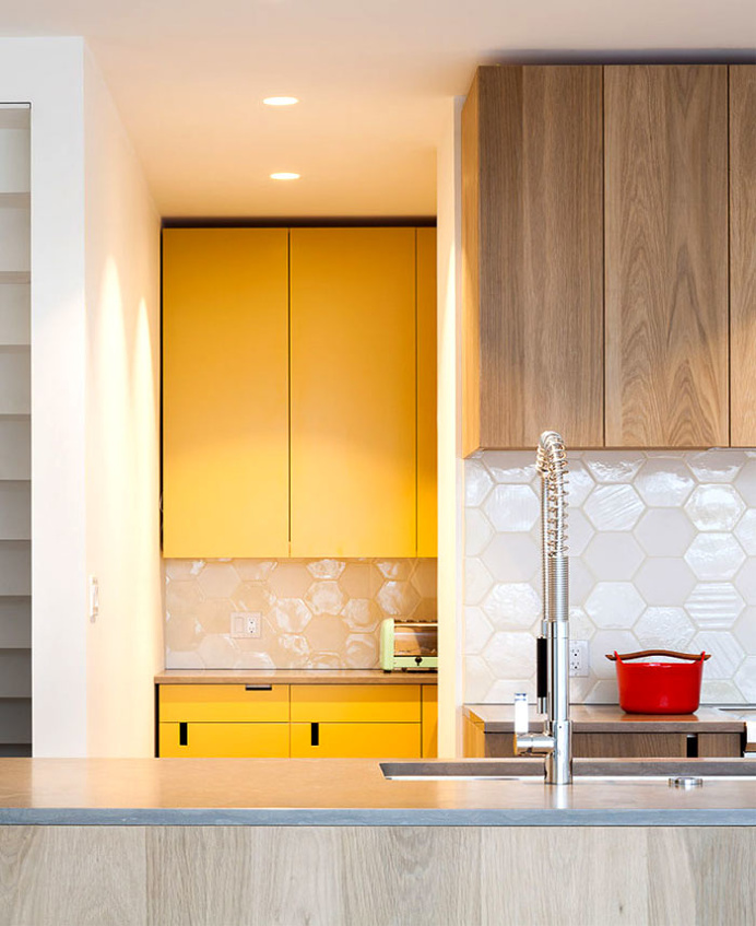 Modern House in Vancouver with a Green Wall at Backyard - InteriorZine