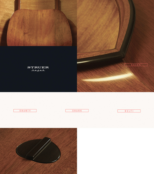 Struer Kajak Brand Identity on Behance #water #kajak #wood #boat #logo