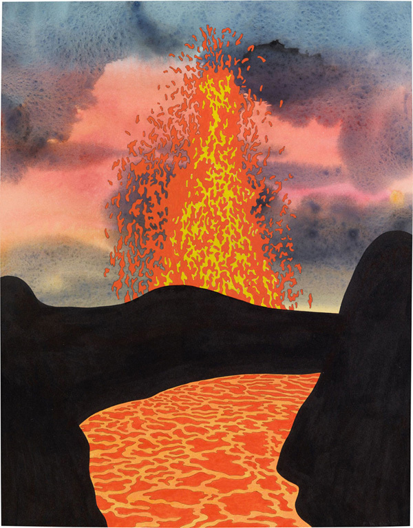 Painting Or Something : Photo #lava #eruption #yeah #painting