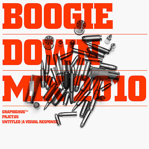 GraphicHug™ Everybody Needs a Hug #red #multiple #black #bullets #poster