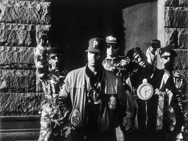 Fotografía del grupo de hip-hop Public enemy