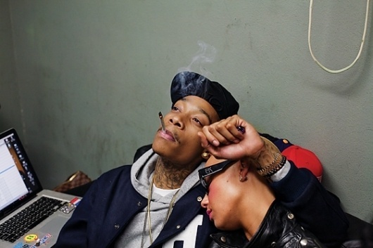 Photos: Wiz Khalifa and Amber Rose Hook Up in FADER #72 « The FADER