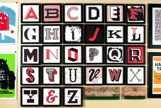 Favorite & Found Letter Project on Typography Served #found #letters #typography