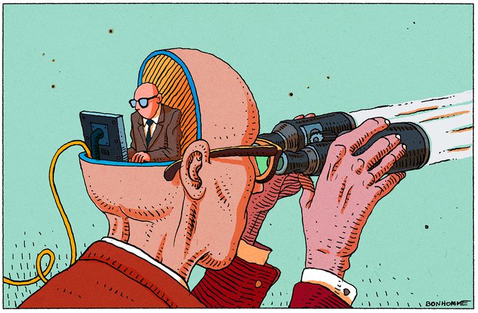 Le Monde - Newspaper Illustration 5 on Behance