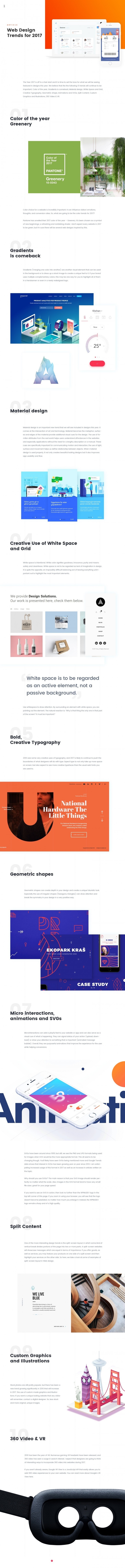 Web Design Trends for 2017