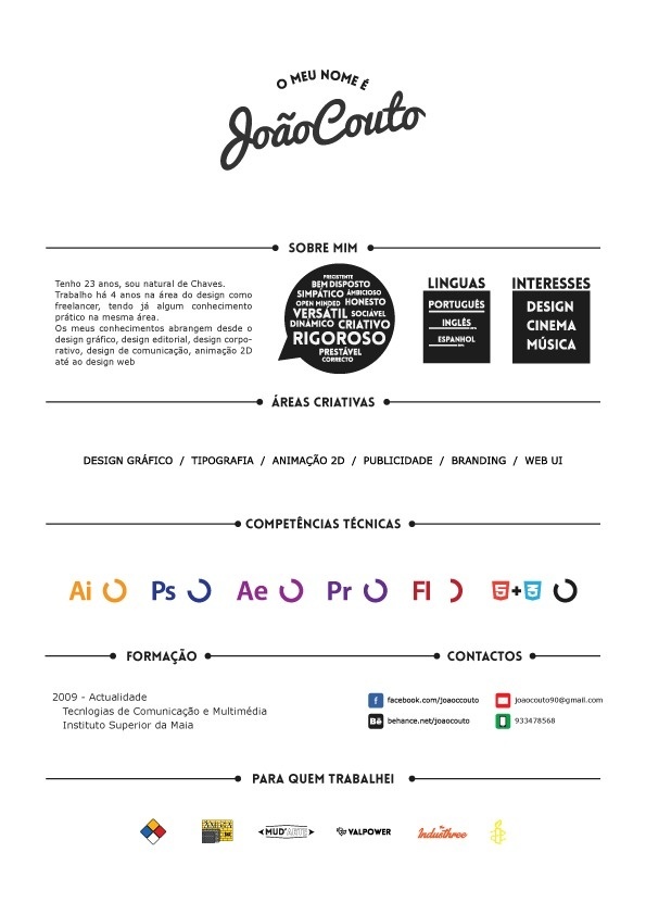 Cv Deisgn on Behance #cv