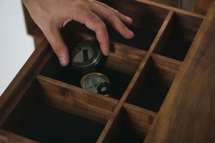 Chest Middle Meyer Fly Massive Millworks #chest #dresser #interior #wood #millwork #walnut #drawers #woodworking #modernism