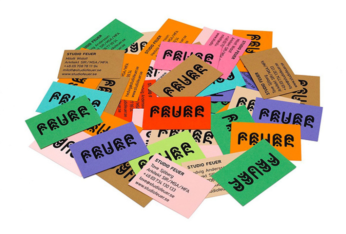 Studio Feuer by Ritator #graphic design #business card