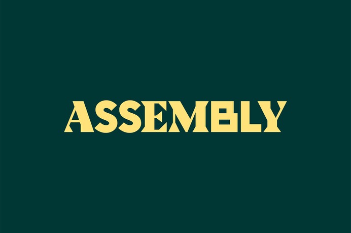 Logotype designed by Ragged Edge for short stay hotel Assembly London