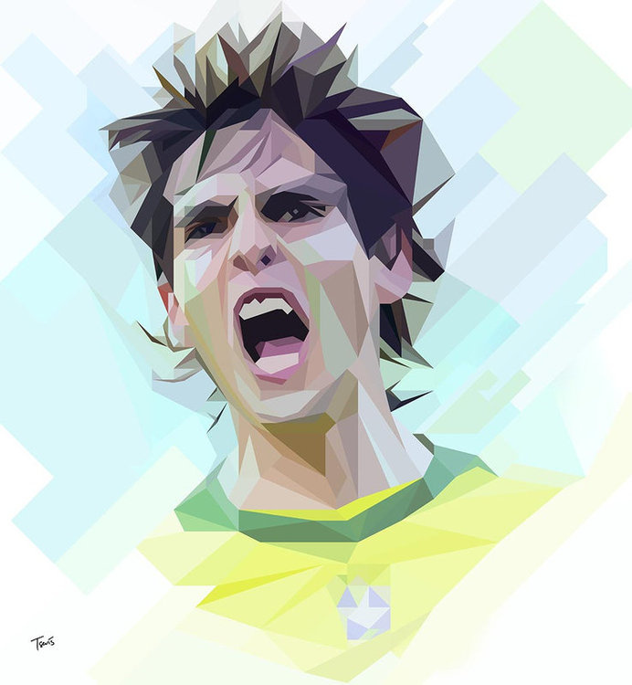 Kaká: He belongs to football #illustration #photoshop #filter